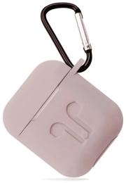 Чохол для навушників Infinity для AirPods/Hoco EW74 Silicone LOGO 2в1 Pink