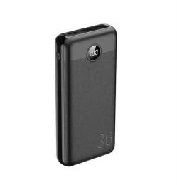 Зовнішній портативний акумулятор Veger L30 30000 mAh Black (W3008PD)