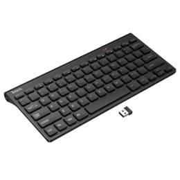 Клавіатура Hoco GM70 Dragon 2.4G wireless mini keyboard russian version Black (6942007670616)