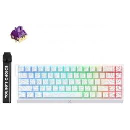 Клавіатура MCHOSE Ace 68 RGB TTC Dragon Lord Magetic Switch White Topographic (MC-ACE68-32)