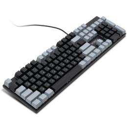 Клавіатура Vinga KBGM-090 LED Blue Switch USB Gray Black (KBGM-090BL Grey/Black)