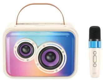 Акустика портативна XO F54 з мікрофоном glossy cool light (2710000306474)