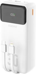 Зовнішній портативний акумулятор Dudao K15 Max 30000mAh White 22.5W