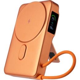 Зовнішній портативний акумулятор Gelius Fluxen GP-PBW120 10000mAh Orange Qi2 15W (00000101783)