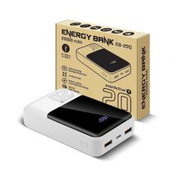 Зовнішній портативний акумулятор everActive EB-20Q 20000mAh White