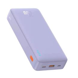 Зовнішній портативний акумулятор Baseus Airpow 20000mAh 20W Purple (P10022804513-00)