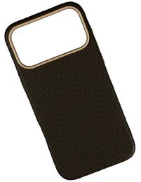 Чохол-накладка Infinity Carbon Elite with MagSafe для Apple iPhone 17 Pro Max Brown