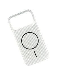 Чохол-накладка Infinity Carbon New with MagSafe для Apple iPhone 17 Pro Max White