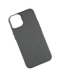 Чохол-накладка Infinity Carbon Print with MagSafe для Apple iPhone 17 Pro Max Gray