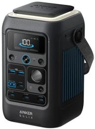 Зарядна станція Anker SOLIX C300XDC + PS60 - 288Wh/No AC/140W 4xPD/2xUSB/1xCar/MPPT(B1728311)