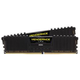 Оперативна память Corsair 64GB (2x32GB) DDR4 3000 MHz CL16 Vengeance LPX Black (CMK64GX4M2D3000C16)