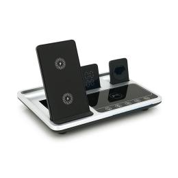 Бездротовий зарядний пристрій Infinity 4 IN1 R-11(iPhone, iWatch, AirPods,Alarm Clock, LED LAMP)