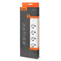 Мережевий фільтр Videx VF-PD35-W White