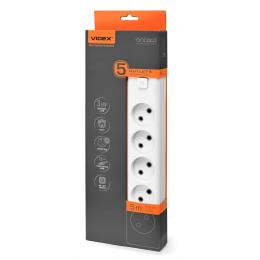 Мережевий фільтр Videx VF-PD55-W White