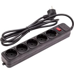 Мережевий фільтр PowerPlant JY-1056/1.8 Black (EX610709)