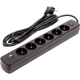 Мережевий фільтр PowerPlant YS-N6086/3c (EX610662)