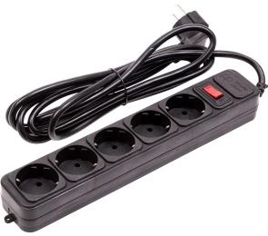 Мережевий фільтр PowerPlant JY-1056/3 Black (EX610716)