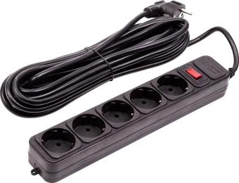 Мережевий фільтр PowerPlant JY-1056/7 Black (EX610730)