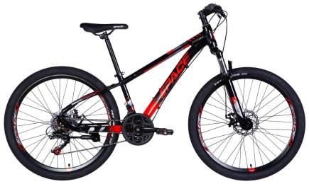 Велосипед SPACE AL 26 MERCURY DD FR рама-13 2026 Black Red (OPS-SP-26-084)
