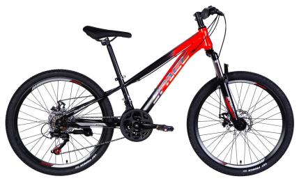 Велосипед SPACE ST 24 MARS DD FR рама-11 2026 Red Black (OPS-SP-24-056)