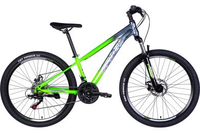 Велосипед SPACE ST 26 MARS DD FR рама-13 2026 Green Silver (OPS-SP-26-076)