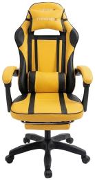 Ігрове крісло ThroneX PVC 001 Black Yellow