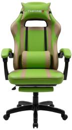 Ігрове крісло ThroneX PVC 004 Beige Green