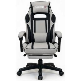 Ігрове крісло ThroneX linen 001 Black Gray