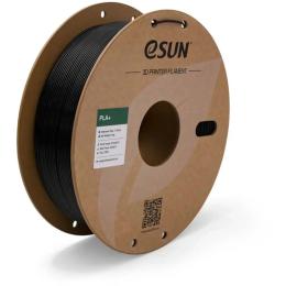 Пластик для 3D-принтера Esun PLA + 1.75мм, 1кг Black (PLA+P175B1)