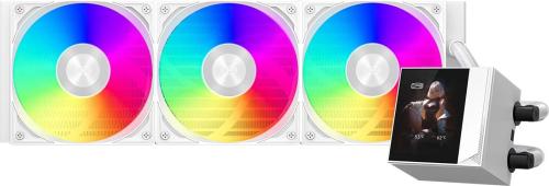 Кулер для ПК PcCooler DC360 PRO ARGB Display White (DC360Pro-WHAWXY-GL)