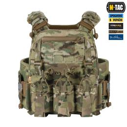 Плитоноска M-Tac Cuirass Tiger FAST Elite з системою MOLLE розмір плити М MultiCam (10448008-XL/2XL)
