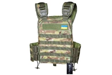 Плитоноска з швидкоскидом кордура Kirasa KI1044 MultiCam