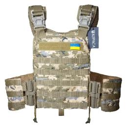 Плитоноска з швидкоскидом кордура Kirasa KI1043 Pixel