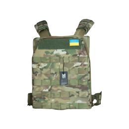 Плитоноска полегшена з кордури Kirasa KI1012 MultiCam