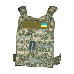 Плитоноска полегшена з кордури Kirasa KI1013 Pixel