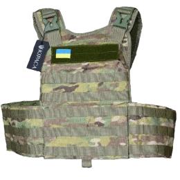 Плитоноска тактична кордура Kirasa KI104 MultiCam