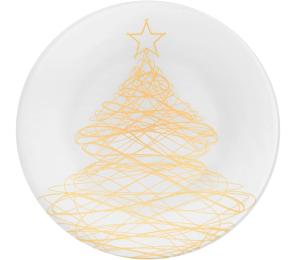 Тарілка VIVA NY TREE GOLD/25 см (S3010-2)
