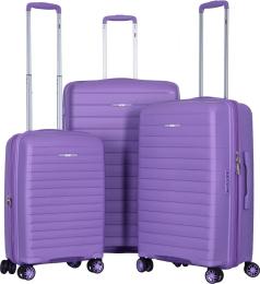 Набір валіз 2E Aero L+M+S Lavender (2E-SPP-AERO-SET3-LV)