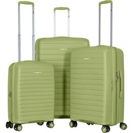 Набір валіз 2E Aero L+M+S Olive Green (2E-SPP-AERO-SET3-MG)