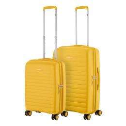 Набір валіз 2E Aero M+S Yellow (2E-SPP-AERO-SET2-AY)