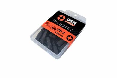 Набір біт USH Industry Phillips PH2 x 25 мм. Torsion (UUSL0012342) 25 шт