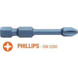 Набір біт USH Blue Shock Phillips PH2 x 50 мм Torsion (UUSE0063422) 5 шт