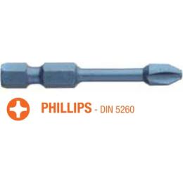 Набір біт USH Blue Shock Phillips PH3 x 50 мм Torsion (UUSE0063423) 5 шт