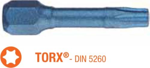 Набір біт USH Blue Shock TORX T20 x 30 мм (UUSE0062495) 5 шт