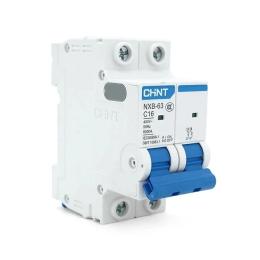Автоматичний вимикач CHINT NXB-63 2P C16 16A