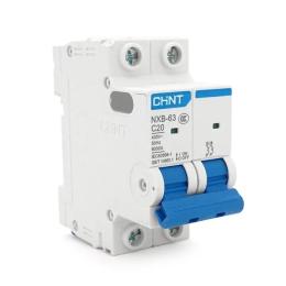 Автоматичний вимикач CHINT NXB-63 2P C20 20A