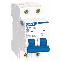 Автоматичний вимикач CHINT NXB-63 2P C6 6A