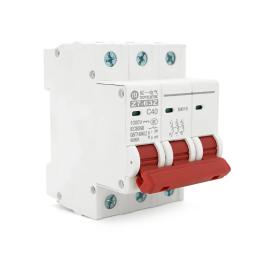 Автоматичний вимикач ZUOYI Z7-63Z 3P C40 DC250-1000V 40A