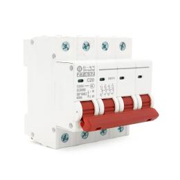 Автоматичний вимикач ZUOYI Z7-63Z 4P C20 DC250-1000V 20A