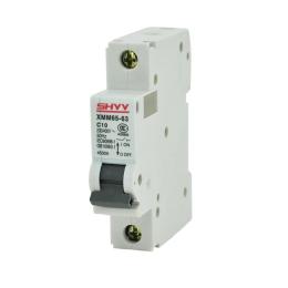 Автоматичний вимикач IPCOM SHYY XMM65-63 1P C10, 230/400V White